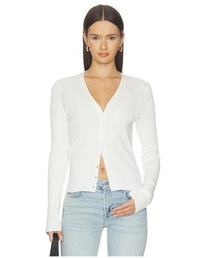 Sold Out NYC Cardigan The Ribbed Favorite - Weiß