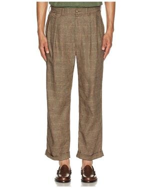 Beams Plus Pantalón Con Trabillas 2 En Color Marrón Talla (También En Xl) - Neutro