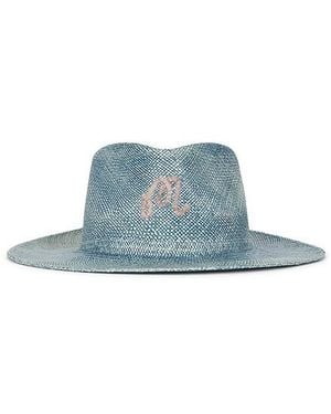 Malbon Straw Hat - Blue