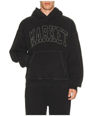 Market Big Stitch Hoodie - Black