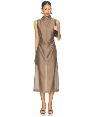 L'academie Harmi Midi Dress - Natural