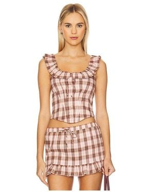 Amanda Uprichard Teddy Top - Multicolour