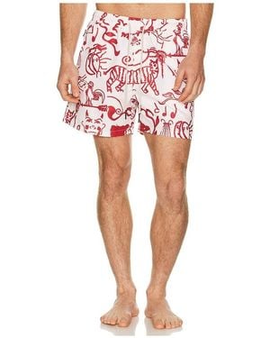 Oas Arcano Swim Shorts - Red