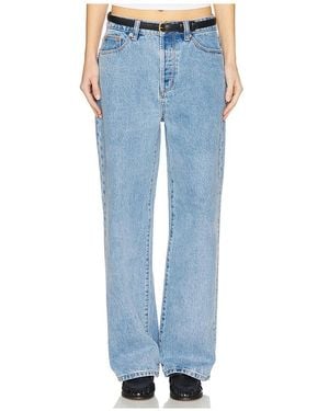 Rolla's Pierna Recta Super Loose En Color Azul Talla En