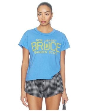 Daydreamer Bruce Springsteen Garden State Reverse Gf Tee - Blue