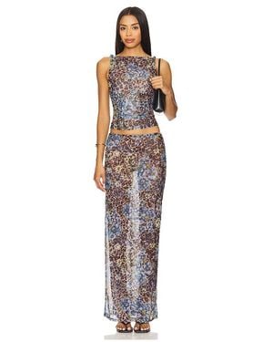 superdown Concha Maxi Skirt Set - マルチカラー