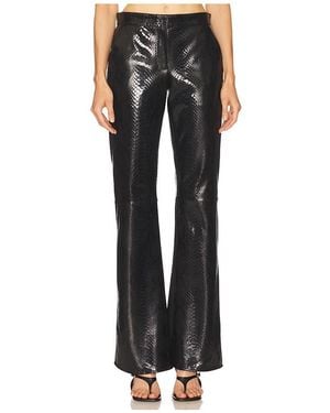 The New Arrivals Ilkyaz Ozel Lenny Leather Pant - Black