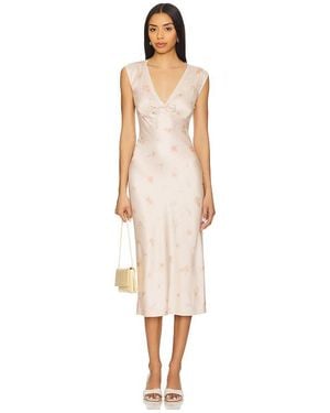 Tularosa Tina Midi Dress - White