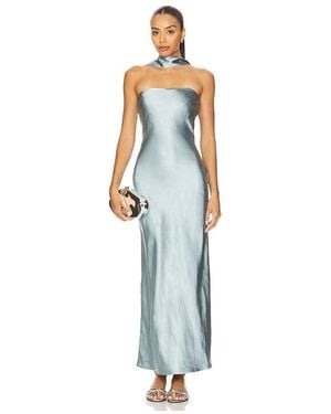 SNDY'S X Revolve Angelina Neck Tie Maxi Dress - White