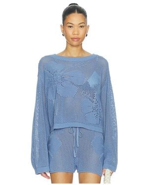 LSPACE Jersey Island Time En Color Azul Talla (También En S, Xs, M)