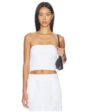 Bobi Strukturiertes Tube-Top Textured Tube Top - Weiß