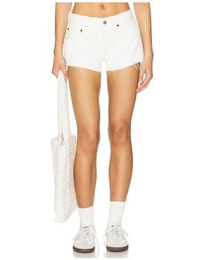 EB DENIM Low Rise Cut Offs - White