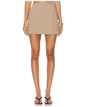 GOOD AMERICAN Wrap Skirt - Natural