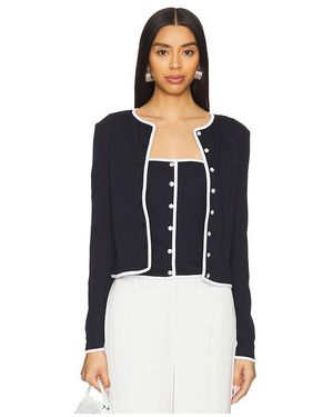 Veronica Beard Wilmer ボタンフロントカーディガン - ブルー