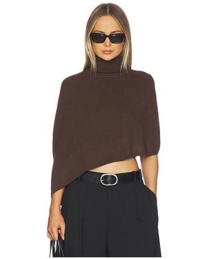 ALL THE WAYS Sophie Poncho - Brown