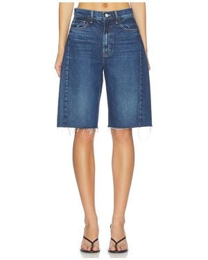 Mother The Half-Pipe Bermuda Fray Short - Blue