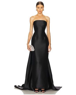 Solace London Imani Maxi ドレス - ブラック