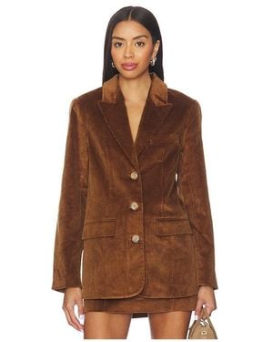 Astr Boyfriend Blazer - Brown