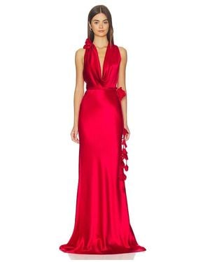 SAU LEE Abendkleid Delphine - Rot
