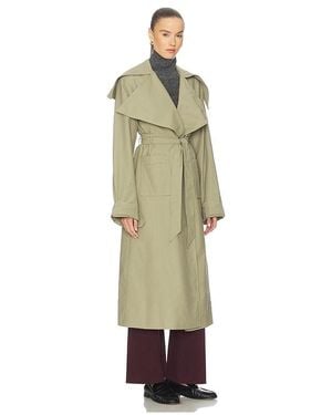 MORE TO COME Casie Trench Coat - White