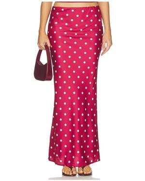 Runaway the Label Blaine Maxi Skirt - Red