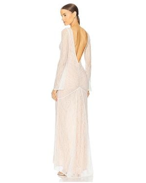 Stone Cold Fox X Revolve Luna Gown - White