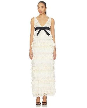 YUHAN WANG Moonlit Waltz Gown - White