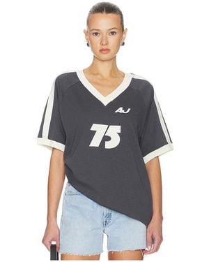 Araminta James Camiseta Gráfica Motor En Color Gris Talla (También En Xs, S, M) - Negro