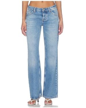 Free People Tennessee Low Rise Bf Jeans - Blue