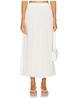 Bardot Maxirock Aus Chiffon-Gewebe Corina - Weiß