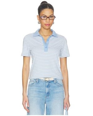 Samsøe & Samsøe Poloshirt Mit Kurzen Ärmeln Saella. Größe Also - Blau