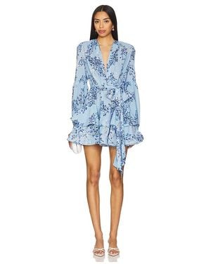 Bronx and Banco Bedouin Poppy Mini Dress - Blue