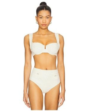 Jonathan Simkhai Klara Balconette Bikini Top - Orange