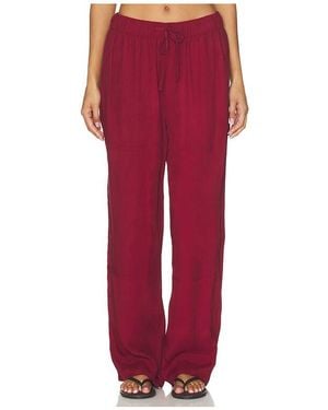 Rag & Bone Atlas Satin Pant - Red