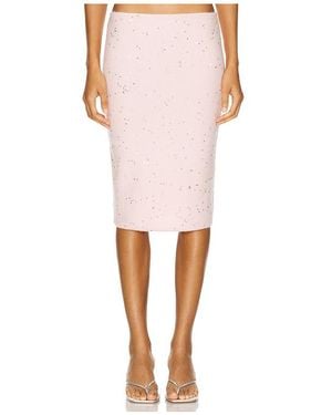 GUIZIO Falda Miki En Color Rosado Talla (También En S) - Blanco