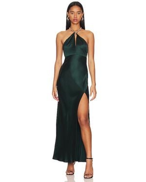 Nicholas Vestido Largo Ambra En Color Verde Talla (También En 10)