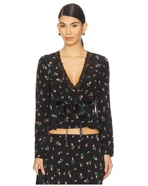 RIXO London Charis Top - Black