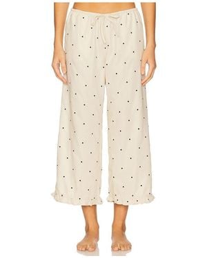 WeWoreWhat Ruffle Pull-On Pant - Natural