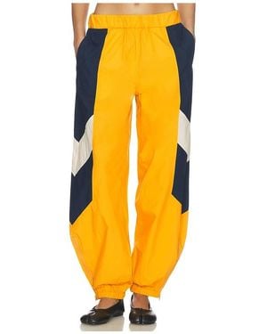 Mother The Home Stretch Sneak Pants - Yellow