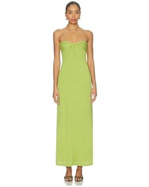 Significant Other Carrey Strapless Maxi Dress - Green