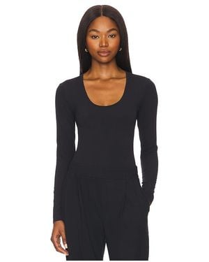 Splits59 Airweight Scoop Neck ボディスーツ - ブラック