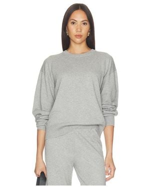 ÉTERNE Brock Cotton Cashmere Sweater - Gray