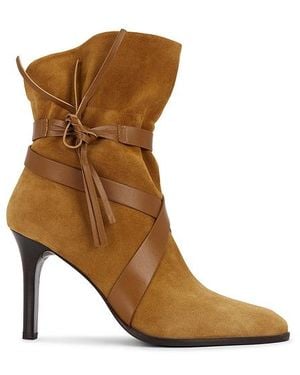 Isabel Marant Atiny Wrap Boot - Brown