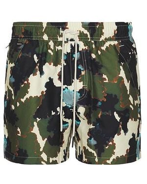 Oas Foliago Swim Shorts - Green