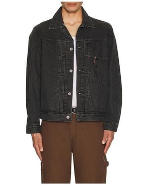 Levi's Jeansjacke Type I - Schwarz