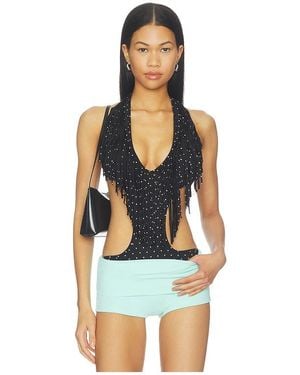 Nii HAI Fringe Bodysuit - Multicolor