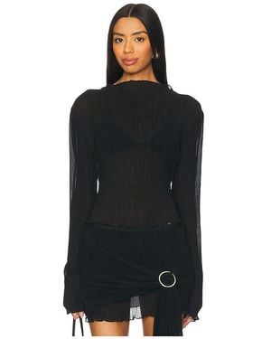 Lioness Ford Long Sleeve Top - Black