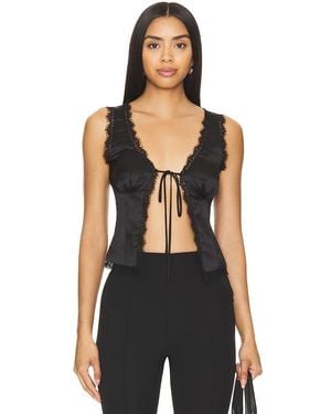 MORE TO COME Oberteil Kam - Schwarz