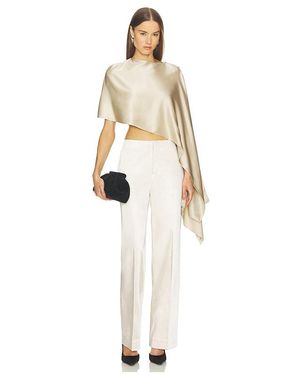 SRG Belle Silk Cape - White