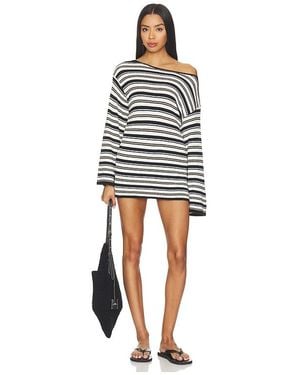 Bondeye Charlie Long Sleeve Dress En Color Multi Talla (También En Xs/S) - Negro